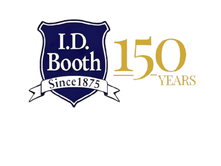 I.D. Booth 150th logo